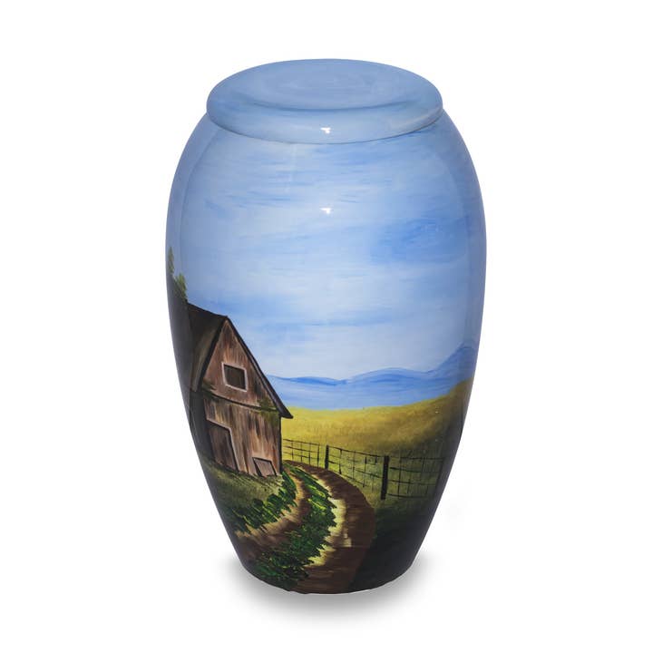 Country Road Adult Urn for wholesale by Raj Urns