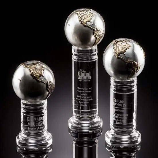 Continental Globe - Cast Metal Optical for wholesale by Crystal House