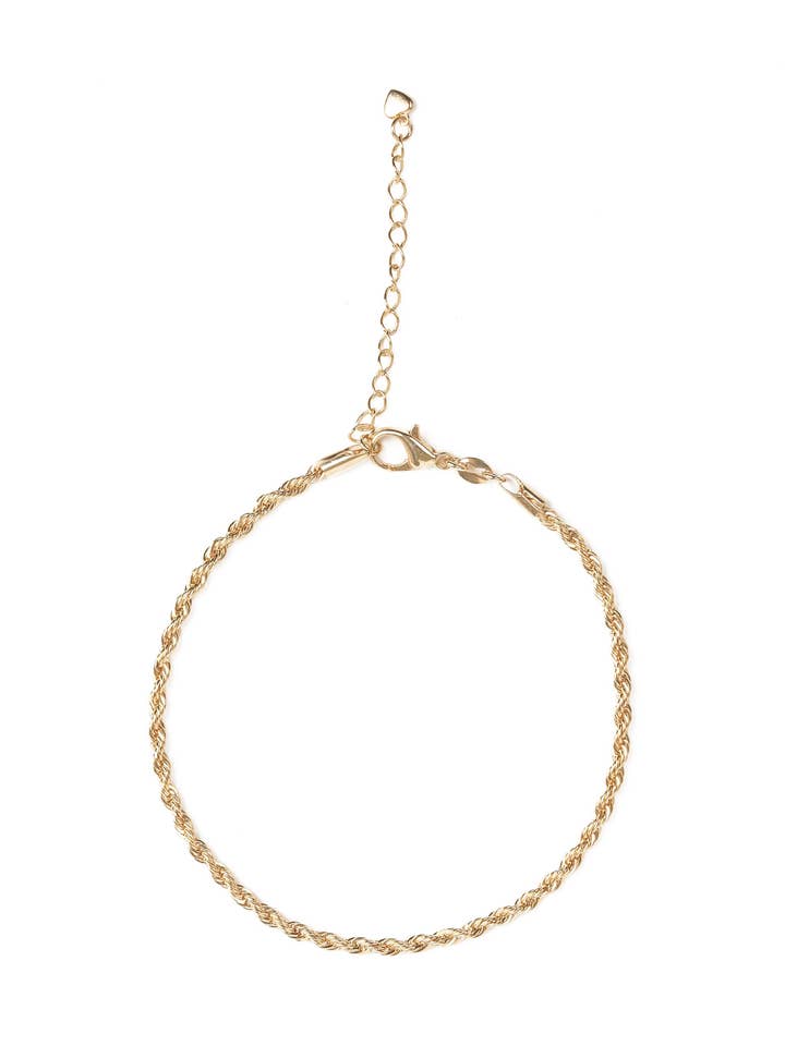 BRACELET CHAÎNE EN CORDE pour la vente par Lauren