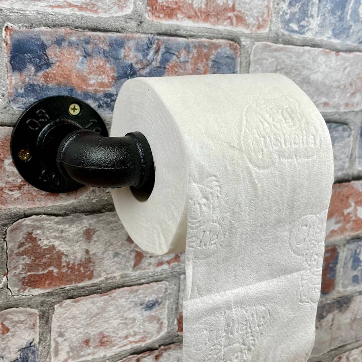 Fandomonium - Wholesale Toilet Paper Holder - Industrial Style Pipework Steel Toilet Roll Holder