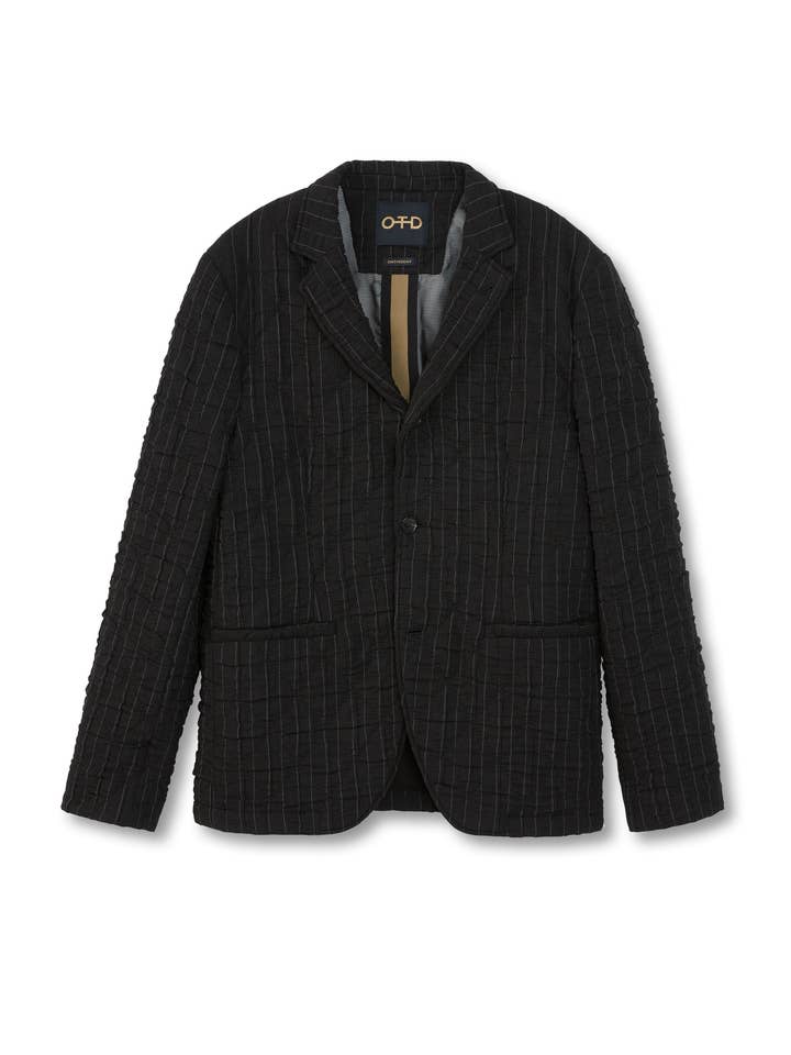 Pinstripe Crinkle Jacket for wholesale by ON THIS DAY