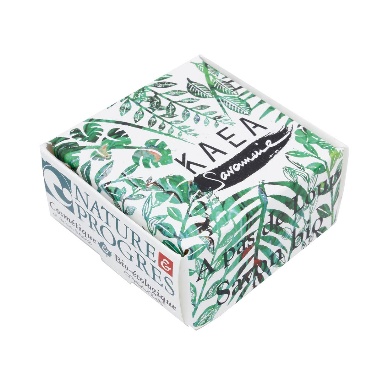 KAEA Savonnerie - Wholesale Bar Soap - Organic Soap "A pas de Loup" exotic scents 90g square0
