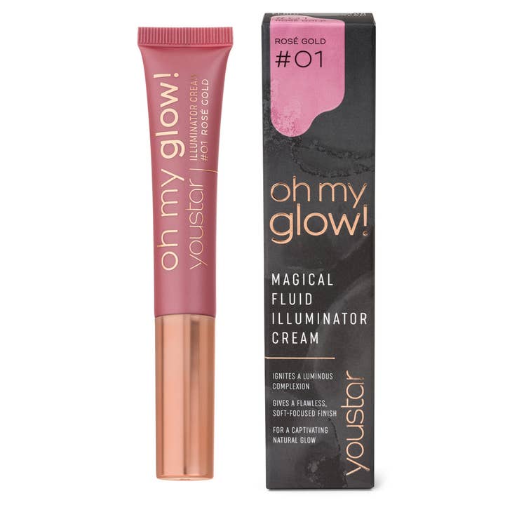 Dobner Kosmetik - Wholesale Makeup Highlighter - youstar OH MY GLOW! Illuminator Cream - 01 ROSE GOLD