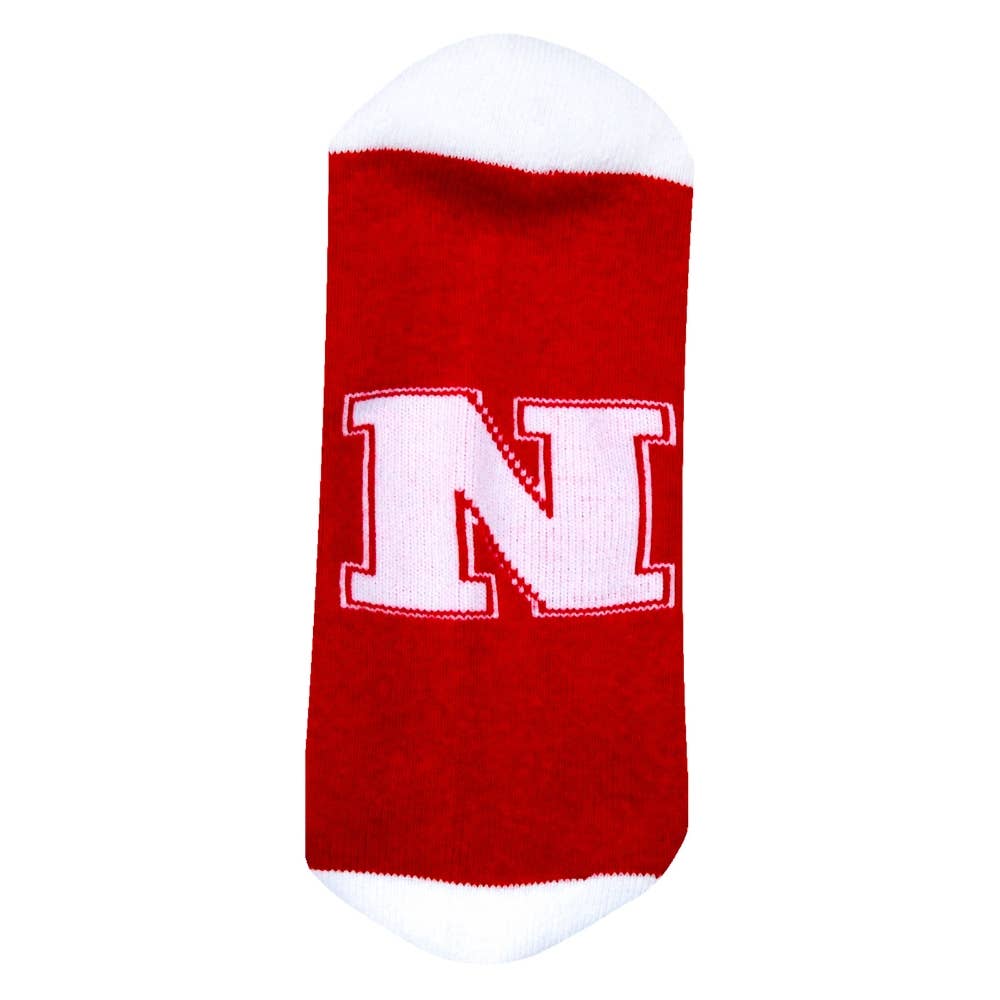 Donegal Bay - Wholesale Socks - Unisex - Nebraska Cornhuskers Red Footie2