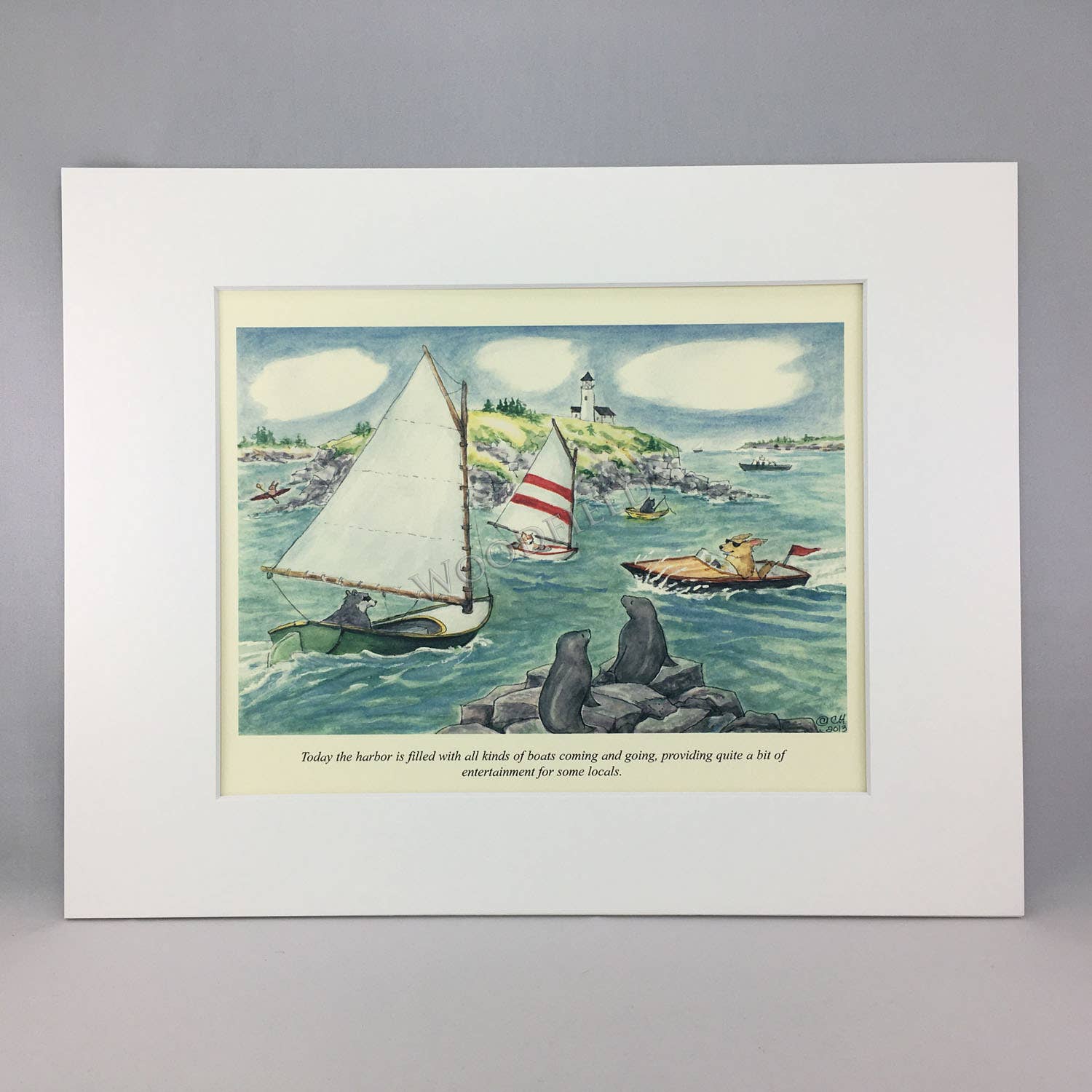 Woodfield Press – wholesale Art print – #2403 - Sunday Traffic Print0