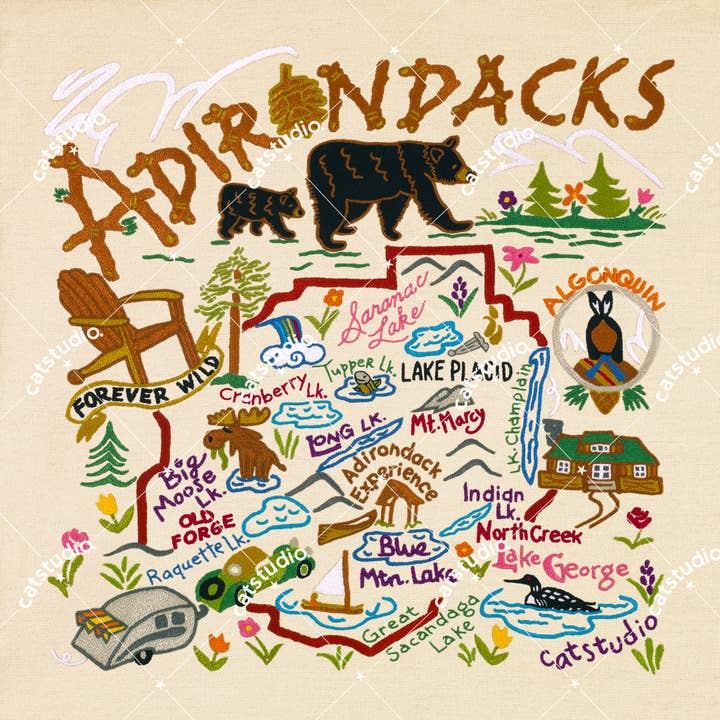 Adirondacks Fine Art Print for wholesale by catstudio