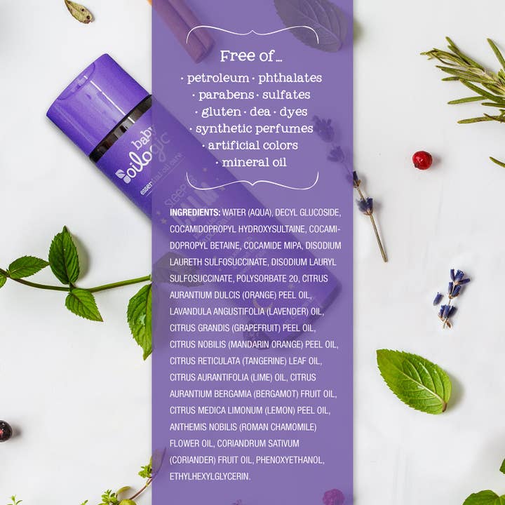 Oilogic Baby & Kid Solutions - Wholesale 2-in-1 Shampoo & Body Wash - Baby - Slumber & Sleep 3-in-1 Vapor Bath, Shampoo & Body Wash5