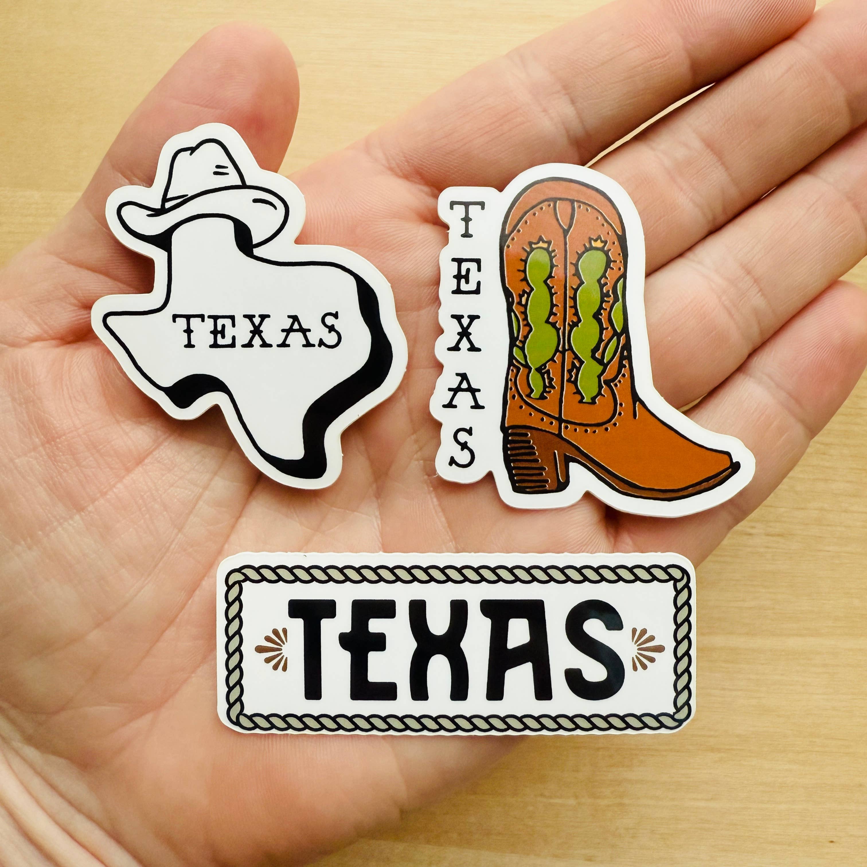 The Sticker Box | Texas Inspired Stickers & Magnets - Wholesale Sticker - Texas Mini Sticker Pack Wildflower Waterproof2