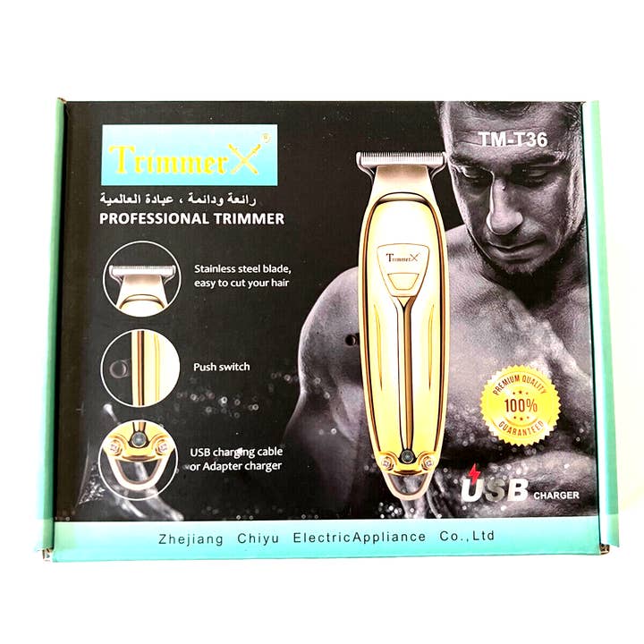 HASHIR PRODUCTS - Wholesale Trimmer - Men's - Gold Professional Hair Clipper Trimmer For Men Hair Beard