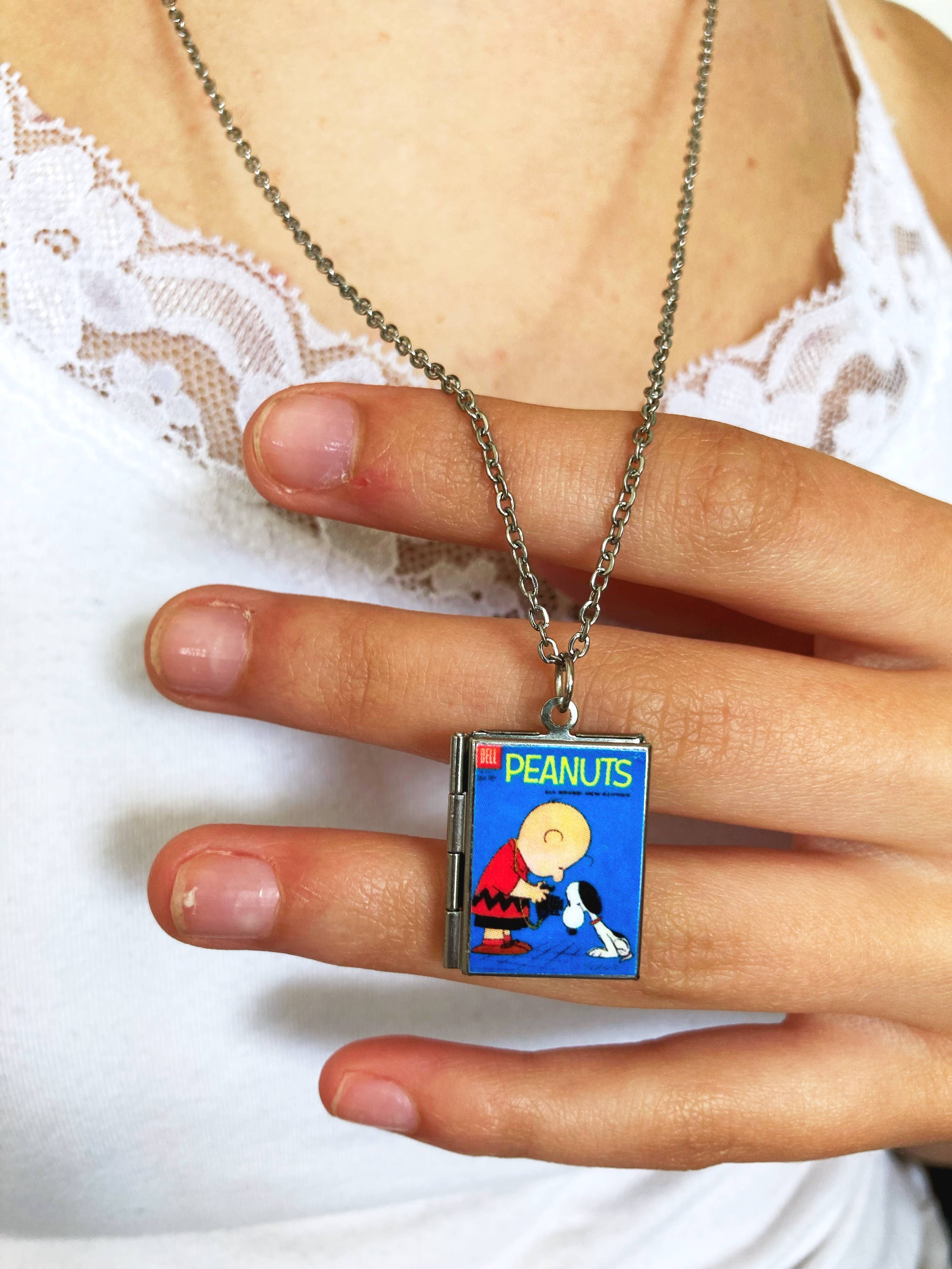 Marshall and Rose - Wholesale Locket Necklace - Book Locket Peanuts - Charlie Brown and Snoopy5