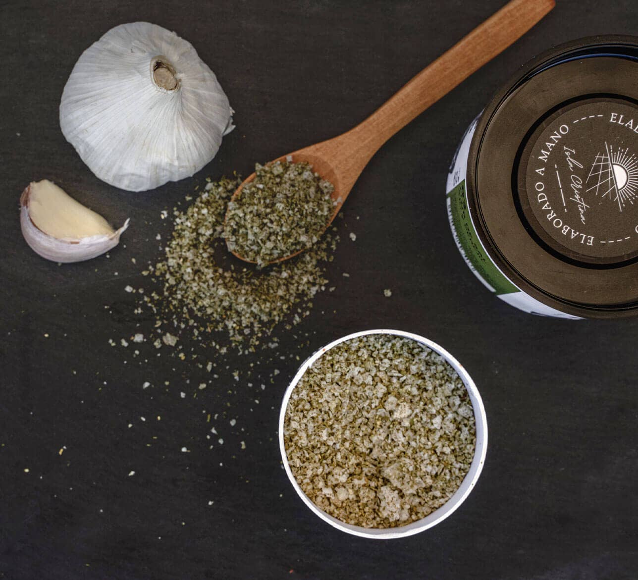 Salinas del Alemán - Wholesale Salt - Garlic and Parsley Flower of Salt2