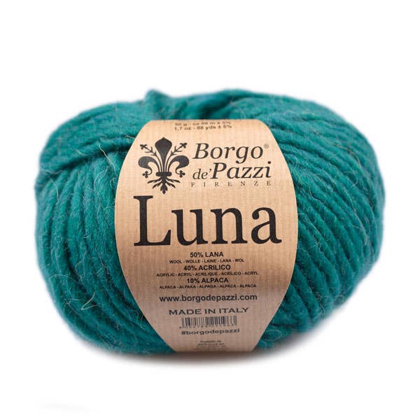 Borgo de' Pazzi - Firenze – Fio por atacado – Luna - Fio de lã multiuso em pacote com 10 novelos de 50 g45