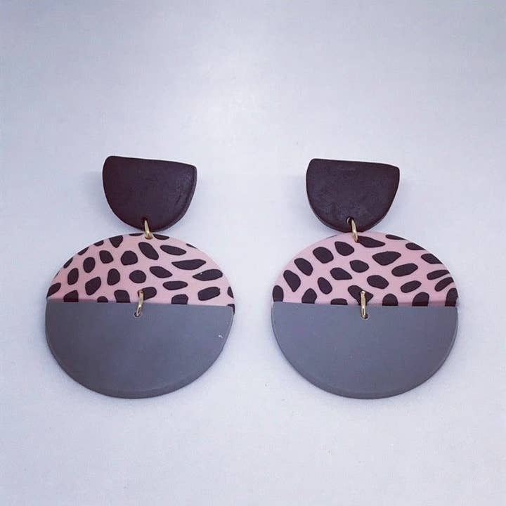 BLACK AND GREY WITH A TOUCH OF PINK for wholesale by Bec Stern