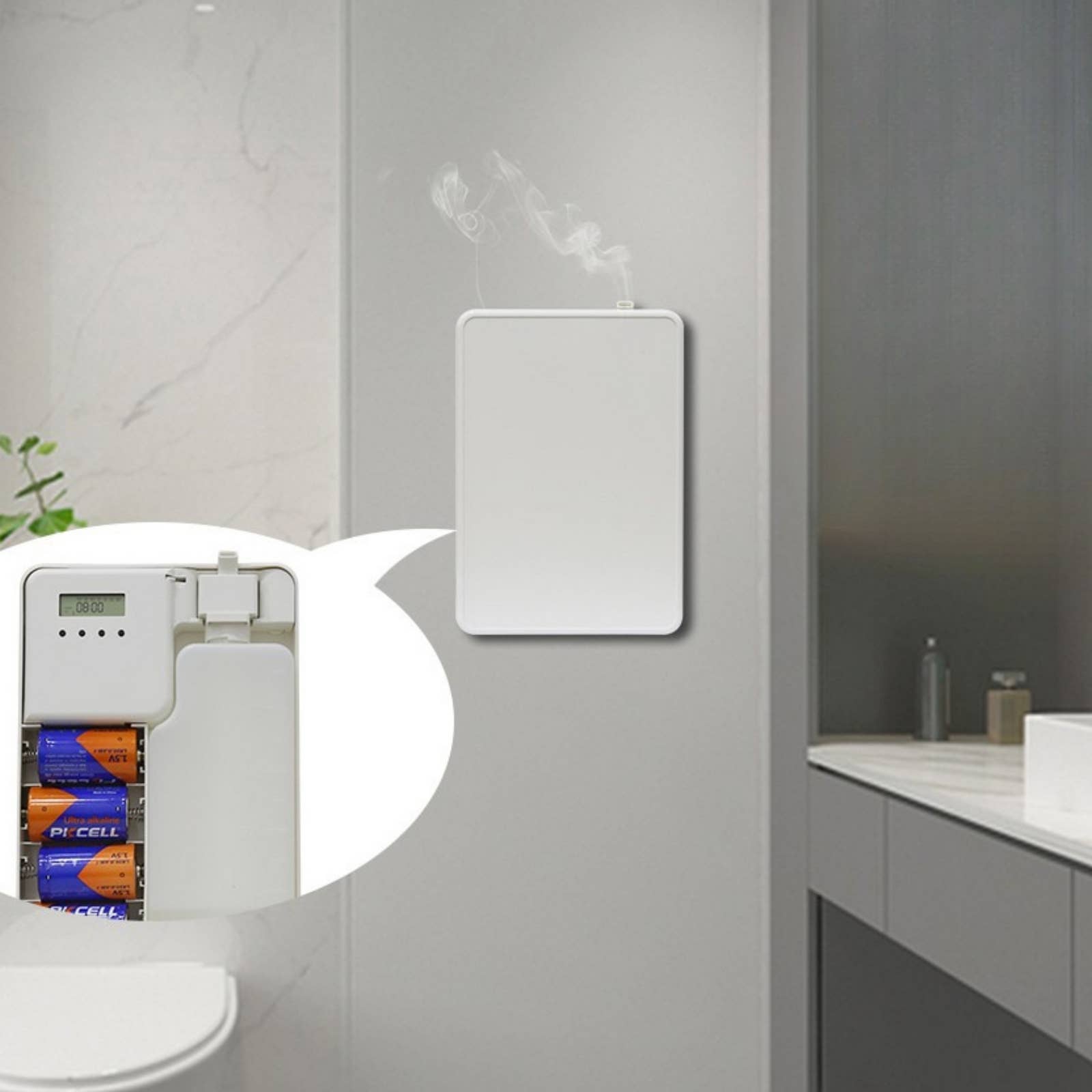 Zen'Arôme - Wholesale Electronic Diffuser - Programmable Bluetooth Wall-Mounted Professional Diffuser DP2002