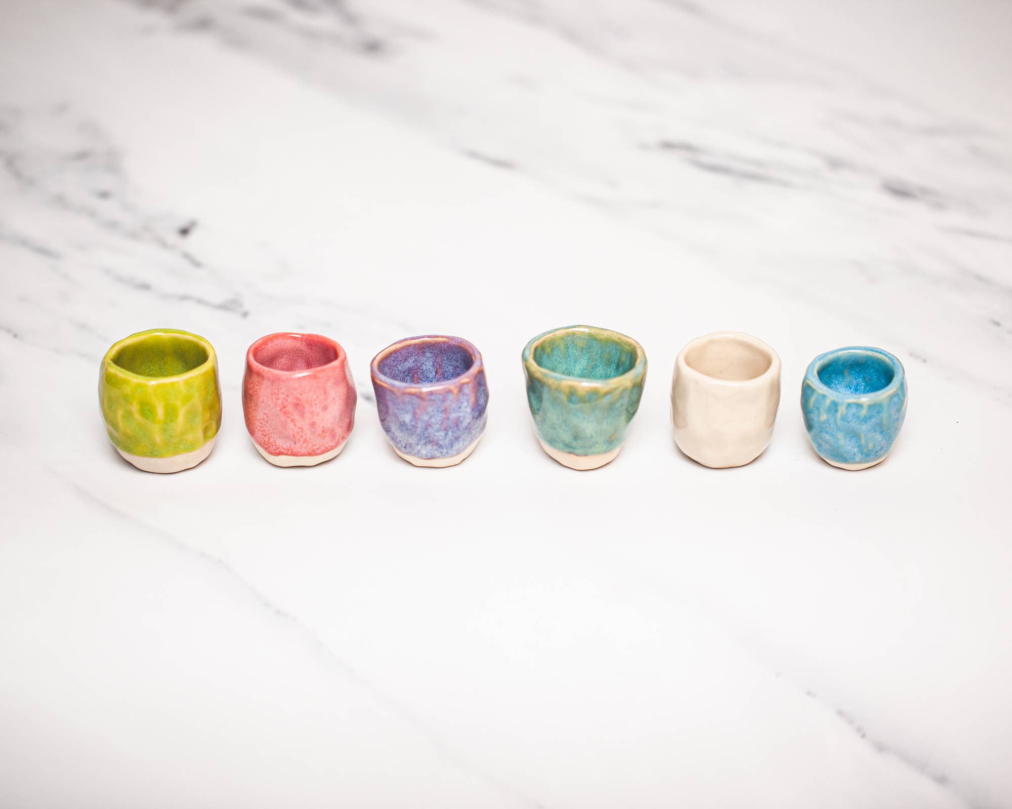 Melike Carr - Wholesale Shot Glass - Ceramic Tincture Thimbles, Wellness Shot Glasses2