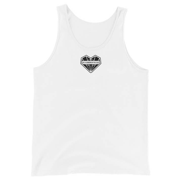 Diamond Heart LADITD Tank - White für den Großhandel von Positive Lifestyle Clothing