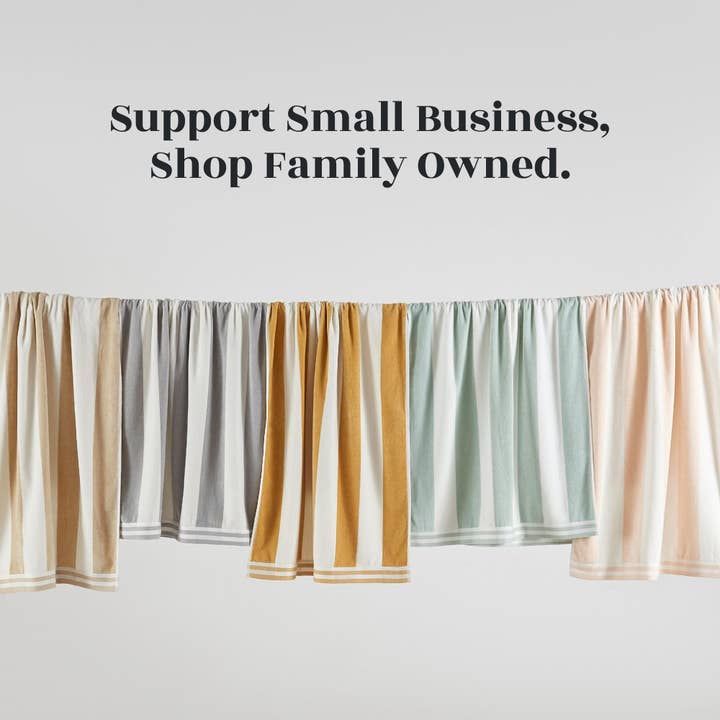 BH Collective - Wholesale Beach Towel - 4 Pack Striped Cabana Oversized Beach Towel - Edgartown