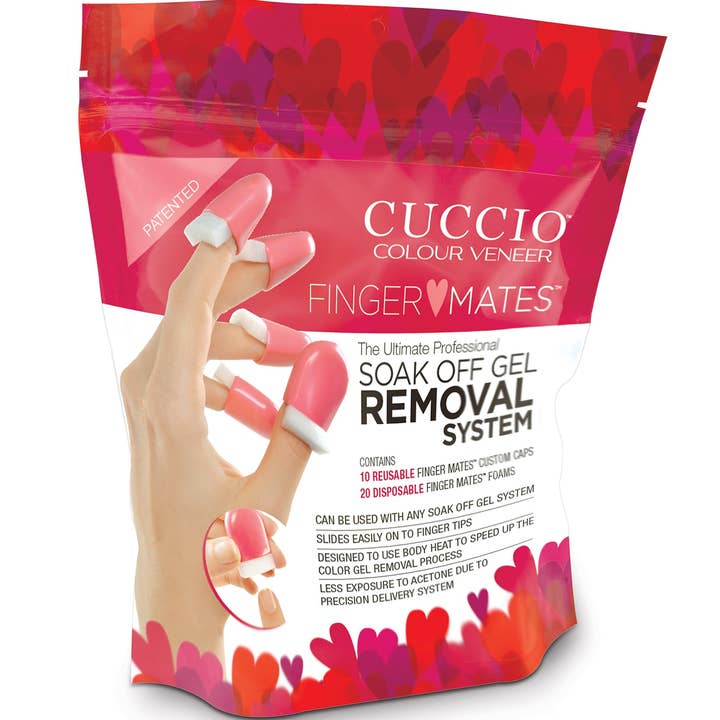 Finger Mates Soak-Off Gel Removal System Kit - Caps & Foams for wholesale by Cuccio