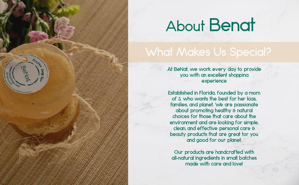 VIAI Beauty - Wholesale Bar Soap - BENAT Reassuring Soap Bar. Wheat, Olive, and Almond Oil.8