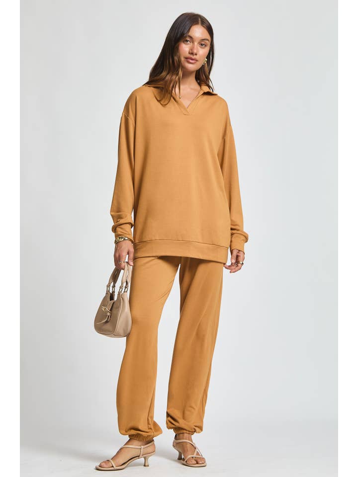 Dear Scarlett - Wholesale Lounge Set - Women's - 2-Piece French Terry Set TRVSET-WEEKEND14