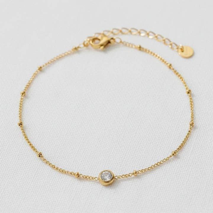 Bracelet Géométrique Style Vintage avec Accents Éblouissants pour la vente par paperln