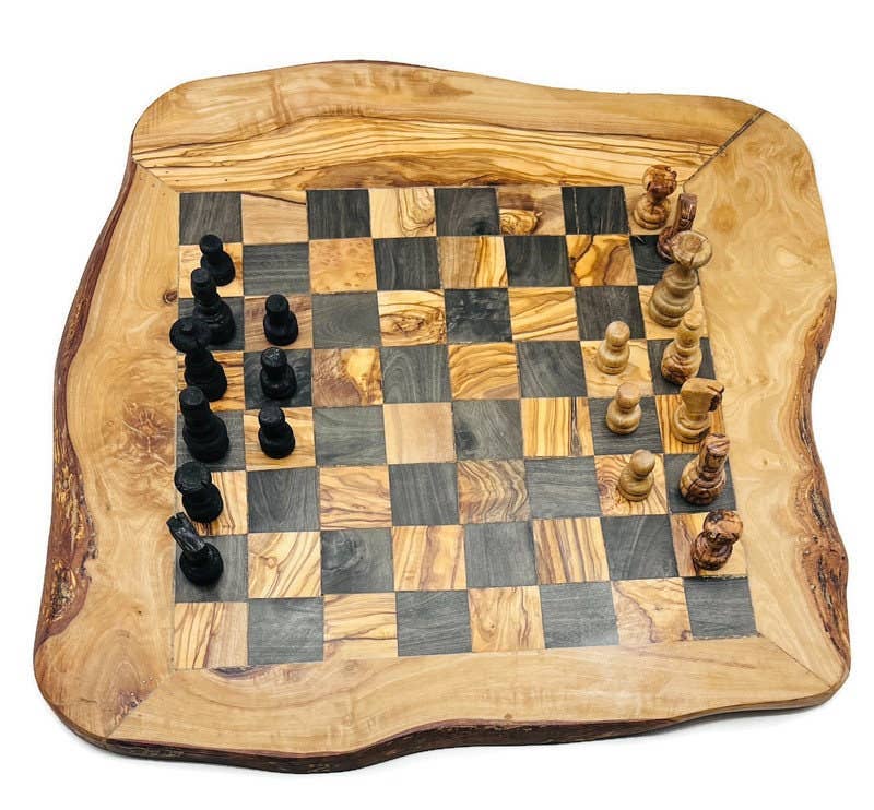 Bearthy - Wholesale Board Game - Olive Wood Handmade Large Unique Chess Board Gift5
