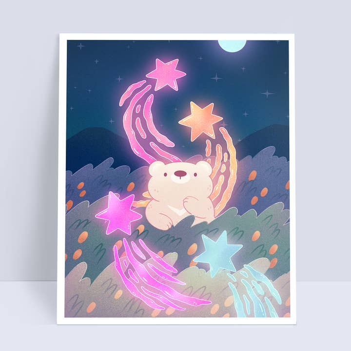 Impresión artística de 8x10 Campo de Luz de Estrellas para venta al por mayor de Arcasian