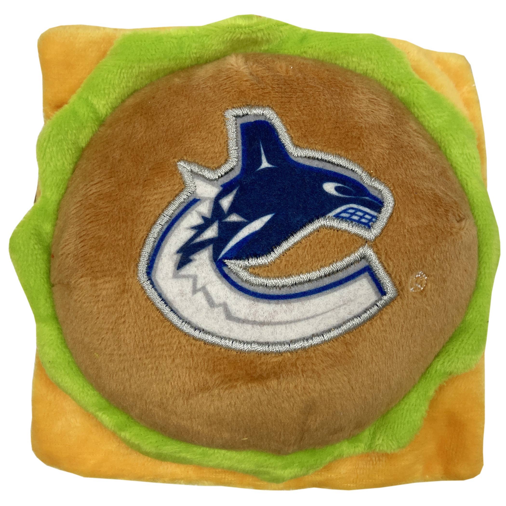Pets First - Wholesale Pet Toy - Dog - VANCOUVER CANUCKS BURGER TOY0