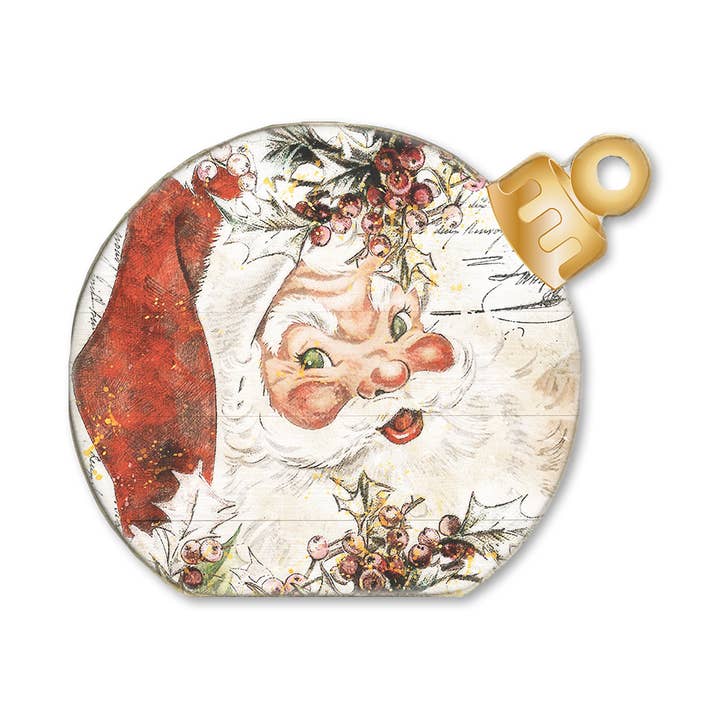 Jarmz Designs - Wholesale Christmas decoration - ORNAMENT DECORATIVE TABLETOP SITTER VINTAGE SANTA 50