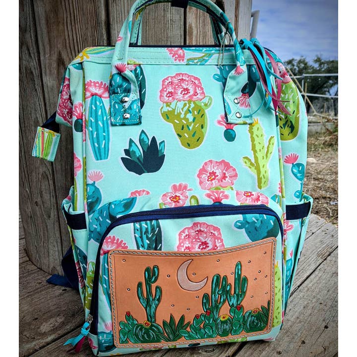 Saco de Fraldas Cactus Nights por atacado de jennie jean designs