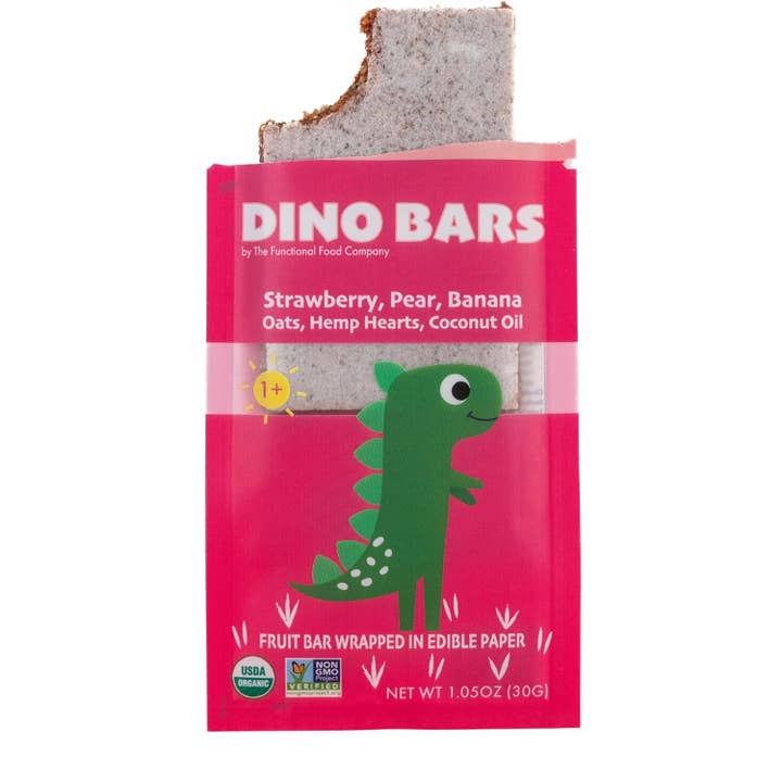 DINO BARS - Wholesale Snack Bar - DINO BARS Strawberry Bar | Retail Pack | 10 Unit6