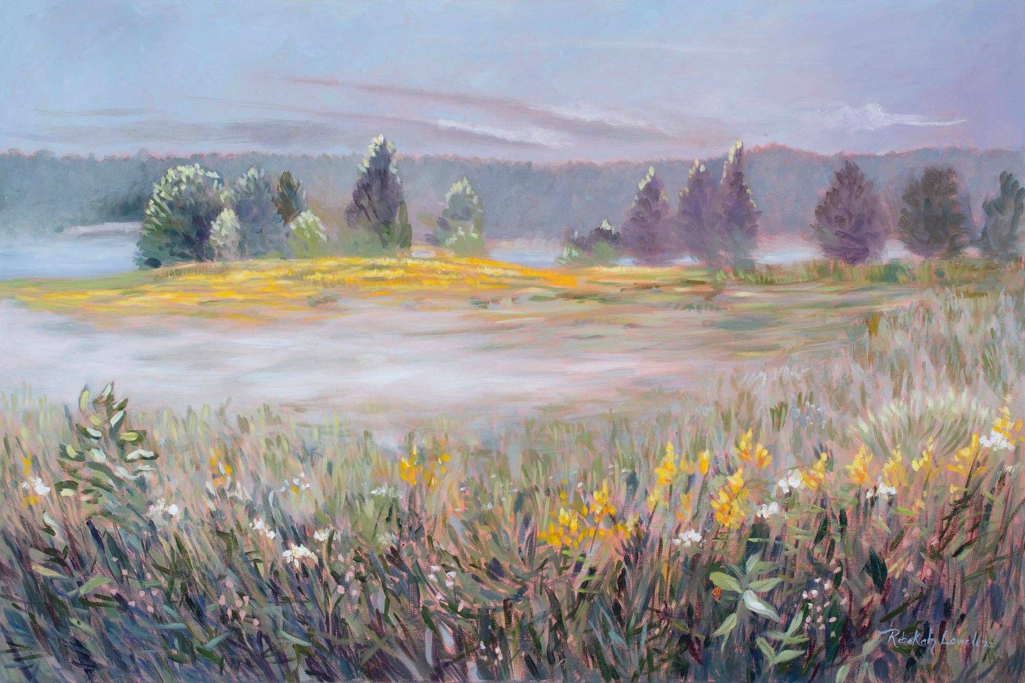 Rebekah Lowell Creative Studio - Wholesale Art Print - "Morning at North Meadow" Brush with Nature Art Print5