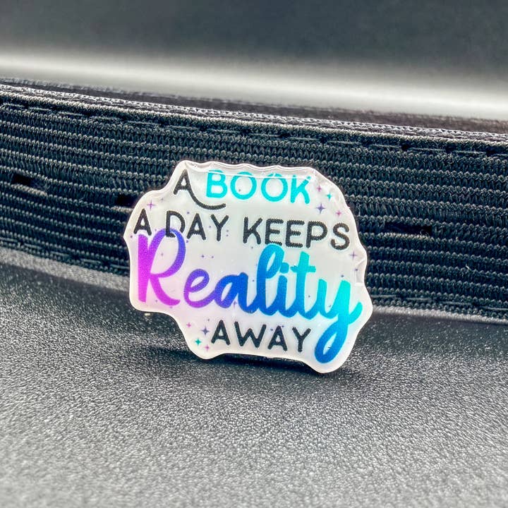 A Book A Day Keeps Reality Away | Bookish Gift | Romance Reader Collectable for wholesale by Jibbly
