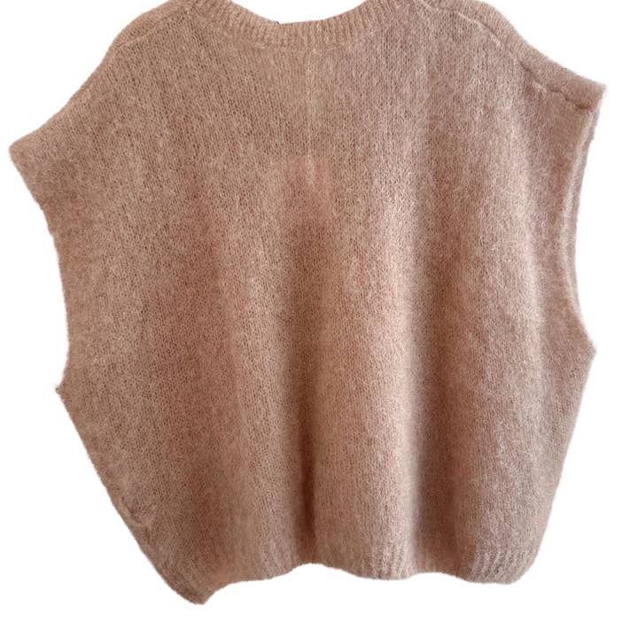 Orice - Wholesale Cardigan - Women's - Sleeveless knit vest 81% Kid mohair - Orice31