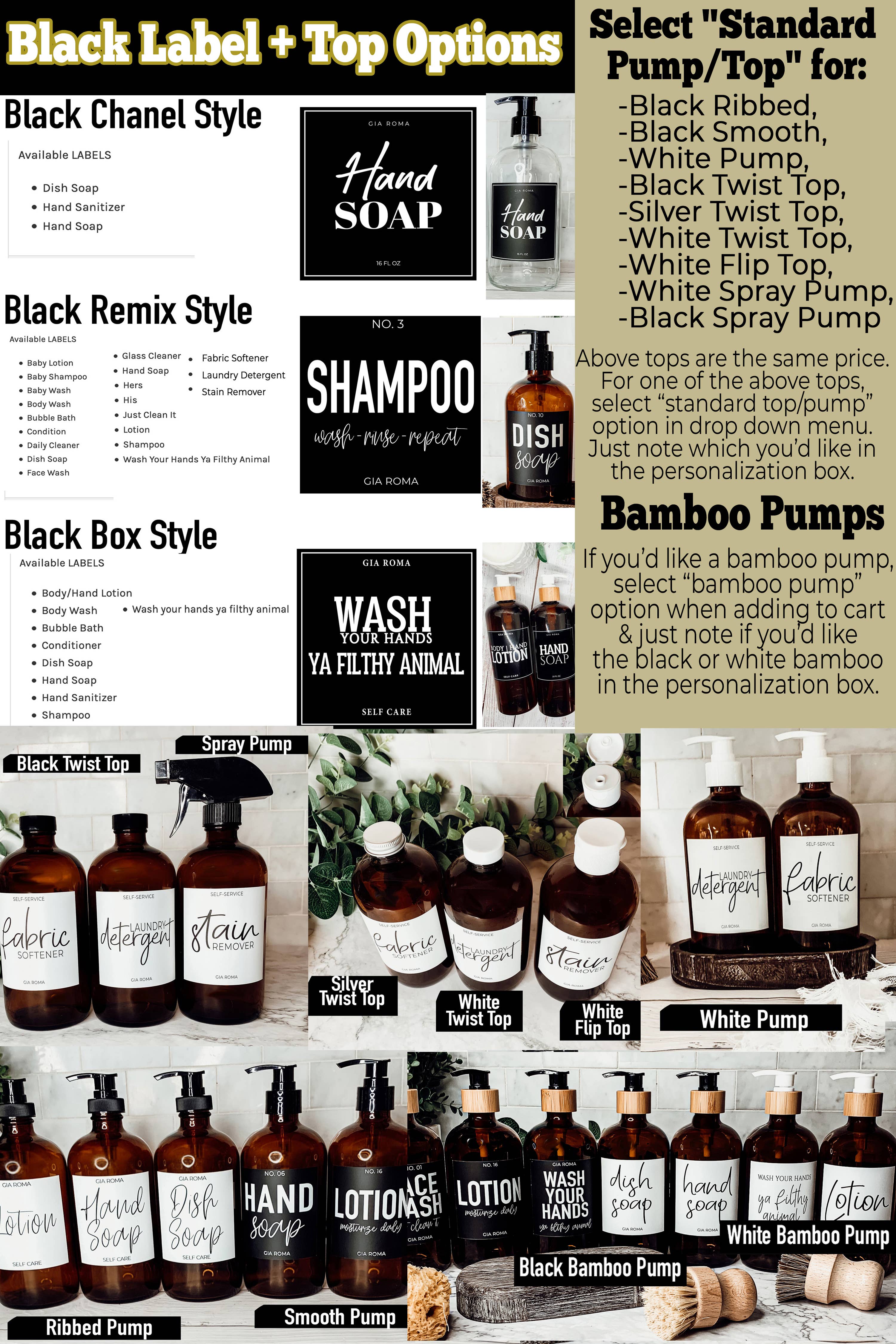 Gia Roma – wholesale Soap dispenser – Refillable Soap Dispensers for Home, 16oz Glass Blue Bottles2