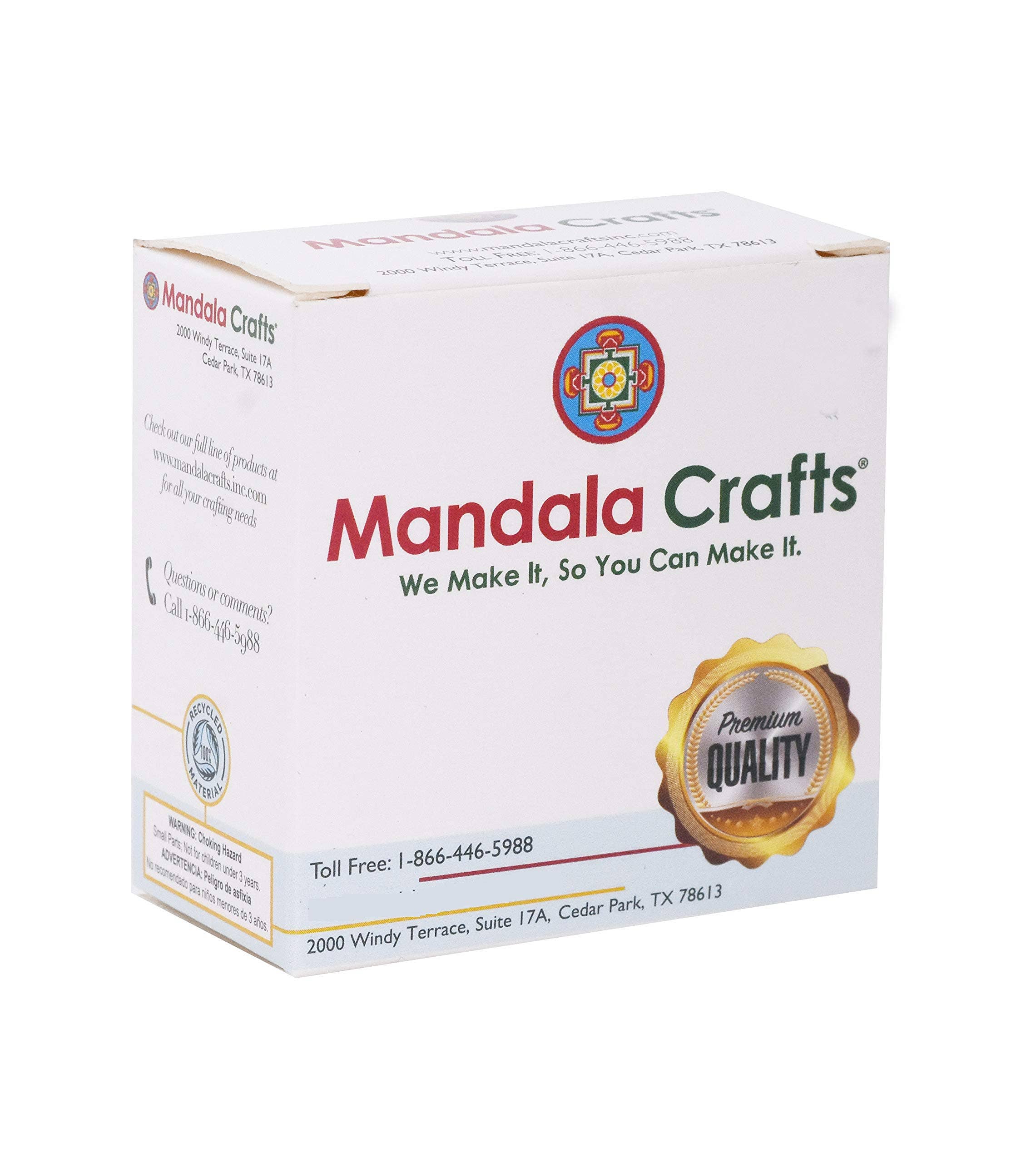 Mandala Crafts - Wholesale Craft Supplies - Ceiling Fan Pull Chain Kit for Ceiling Fan Pulls 4 PC 3 Inch5