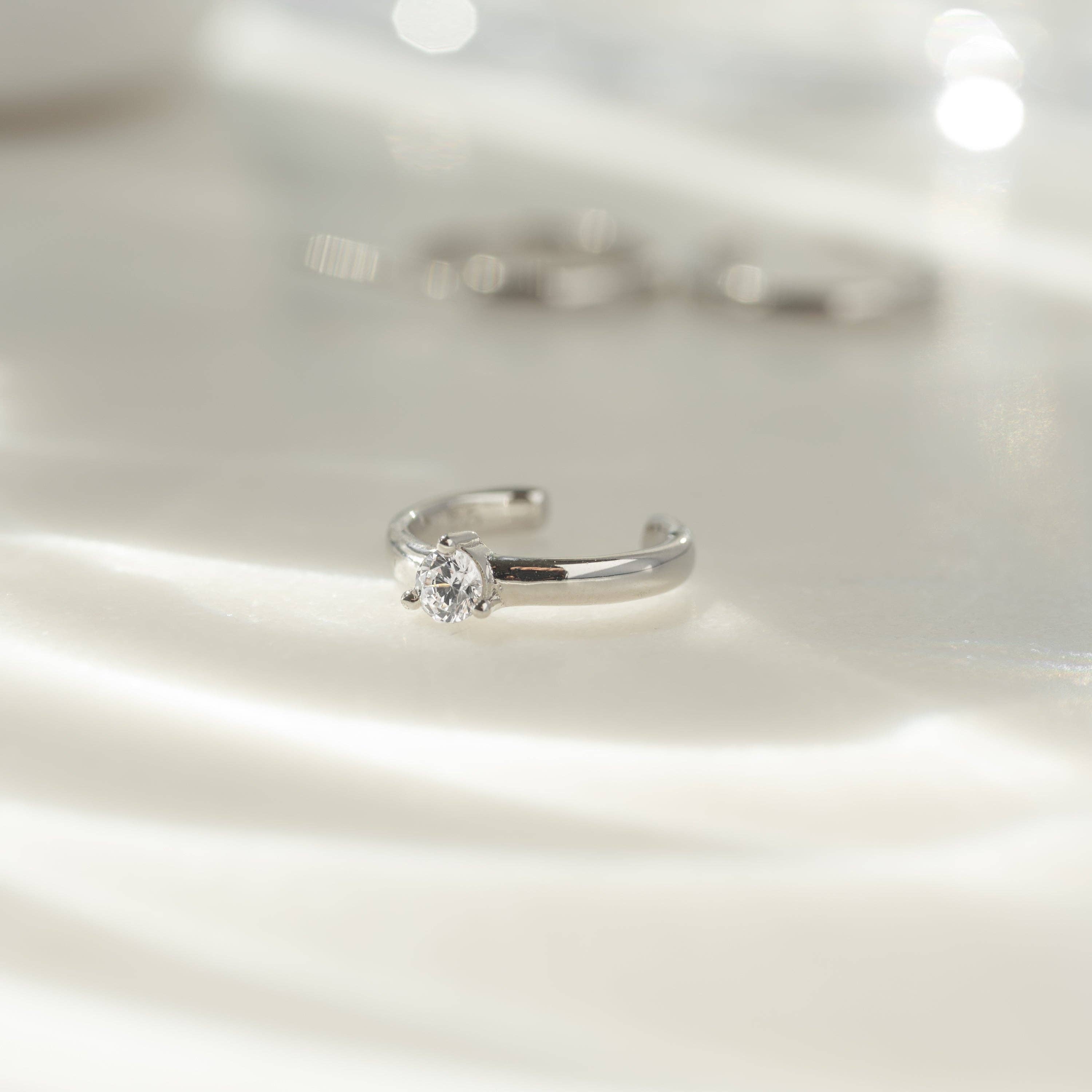 Sami Jewels - Wholesale Cuff/Wrap Earrings - Solitaire Ear Cuff8