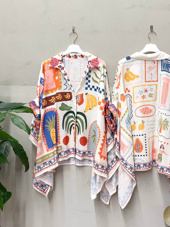 Poncho Shirt for wholesale by NOS