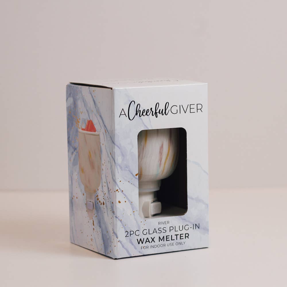 A Cheerful Giver - Wholesale Wax Warmer - River Glass Wax Melter - Plug-In2