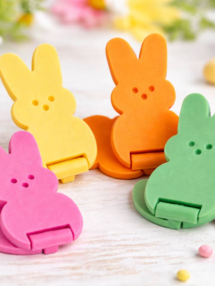 Easter Bunny Slider Fidget Toy – 3D Printed Peep for wholesale by Bub's Trading Post