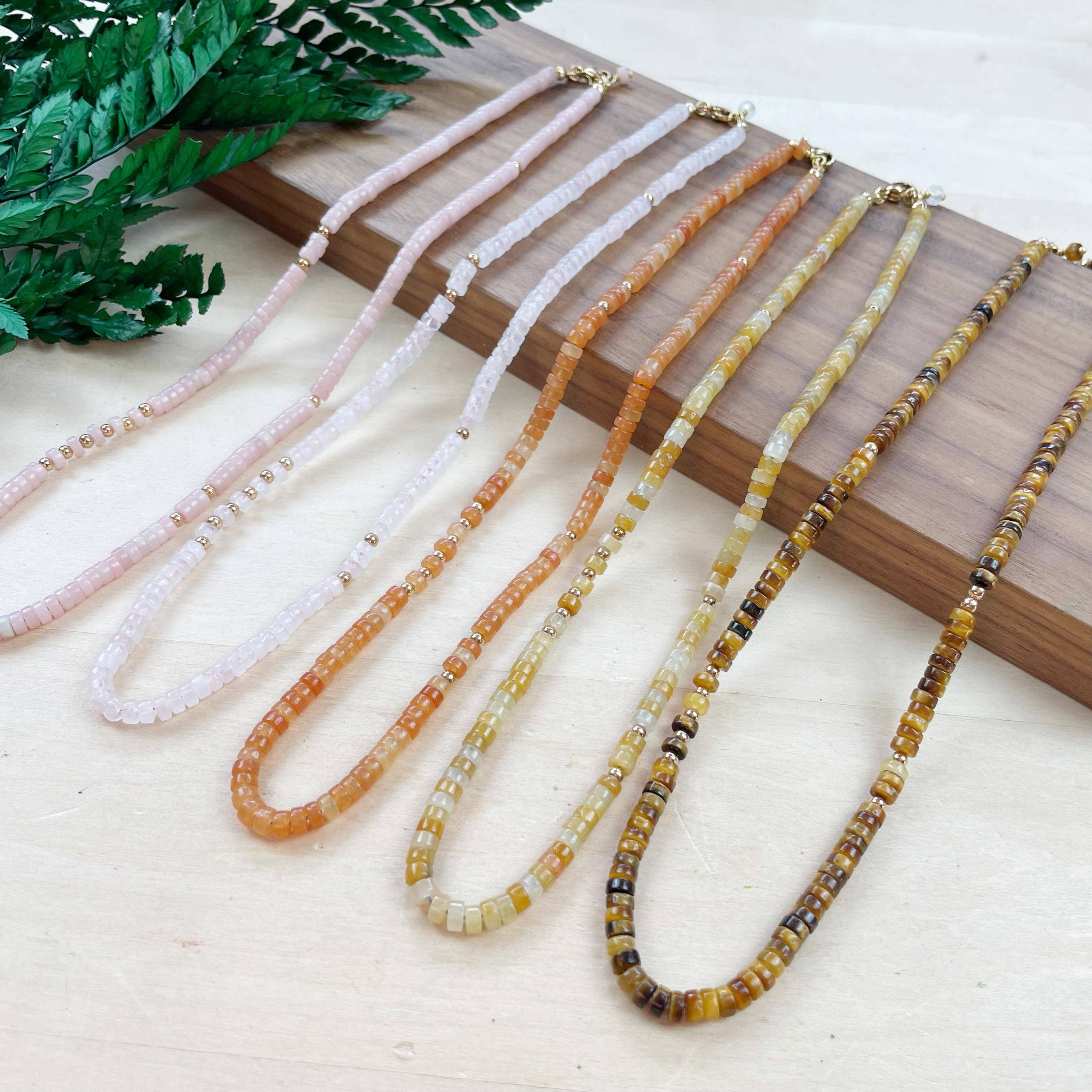 Ewelina Pas Jewelry - Wholesale Kralen/parelketting - Litae/// Delicate edelsteen kralen ketting14