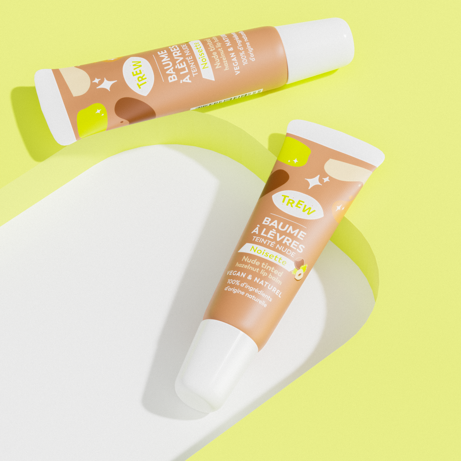 Trew Cosmetic - Wholesale Lip Balm - NEW Nude Tinted Hazelnut LipBalm 100% Natural & Vegan : Bulk3