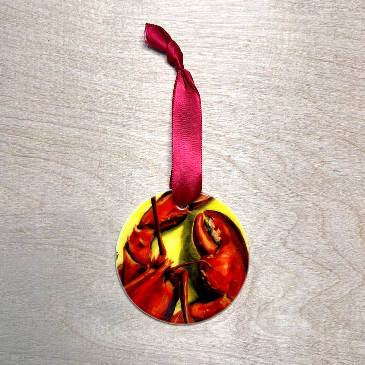 Art by Alyssa - Wholesale Ornament - Lobster Ornament