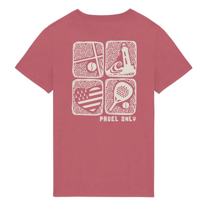 T-shirt PADEL BRETON Oudroze voor wholesale door PADEL ONLY