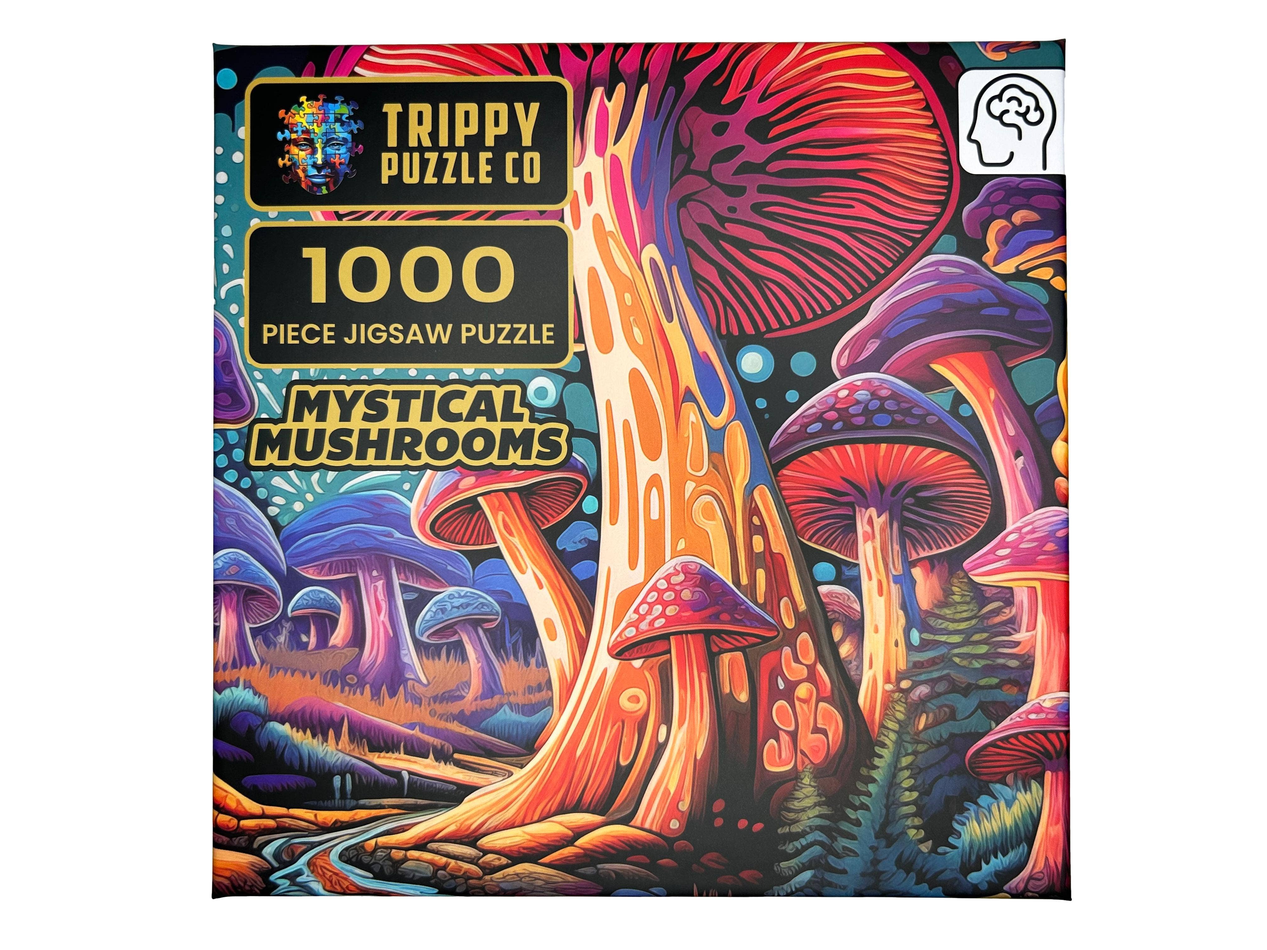 Trippy Puzzle Co - Wholesale Puzzle - Adult - Mystical Mushrooms Adult Classic Jigsaw Puzzle 1000PC2