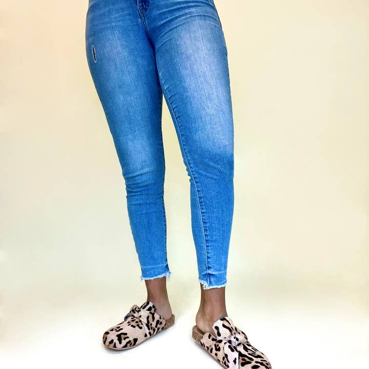 Zoe Pony Hair Animal Print Cork Bed Clogs for wholesale by Only Partners