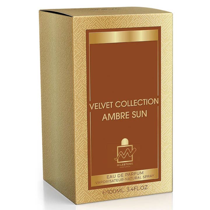 FRAGRANCE WHOLESALE LTD - Wholesale Perfume/Eau de Toilette - MILESTONE Velvet Collection Ambre Sun (Unisex) 100ML EDP