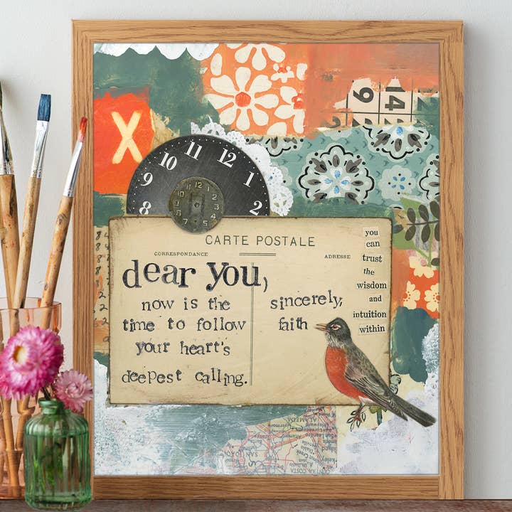 Sincerely, Faith - Print for wholesale by Kelly Rae Roberts