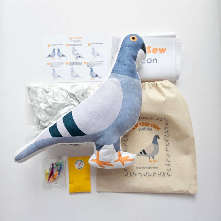 Nickwilljack - Wholesale Craft Sewing Kit - DIY Pigeon Sewing Kit, Beginner Bird Plush Craft Kit4