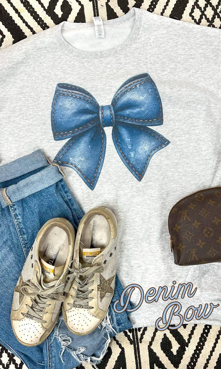 Sugar Stitch - Wholesale Graphic Sweatshirt - Women's - Big On Bows Graphic Sweatshirt7